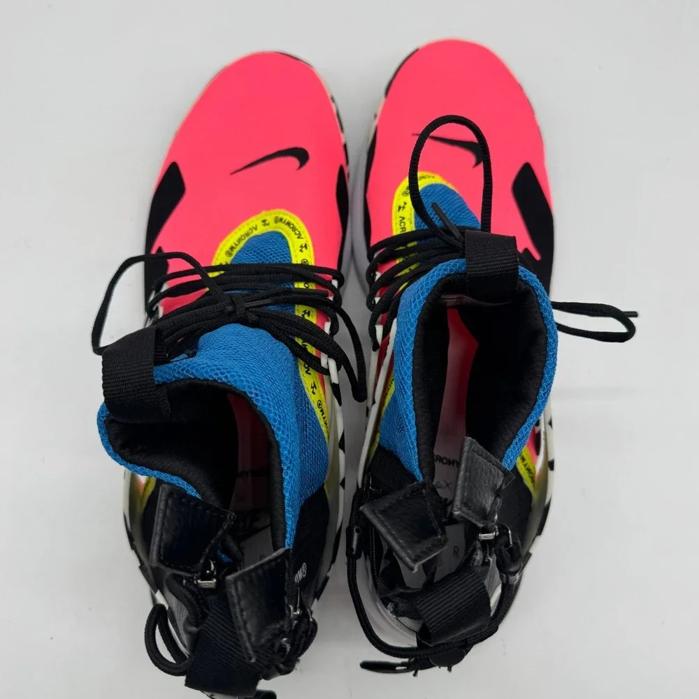 Nike Air Presto Mid Acronym Racer Pink Photo Blue AH7832-600 Mens Size M